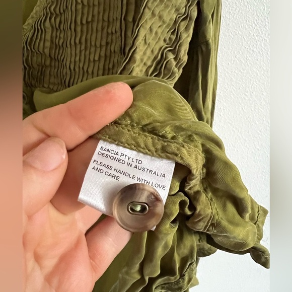 SANCIA
INKA BLOUSE - GREEN, size medium - Picture 3 of 7